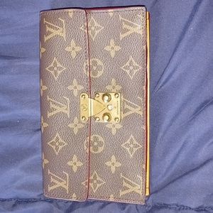 Louis Vuitton Brown Wristlet Wallet